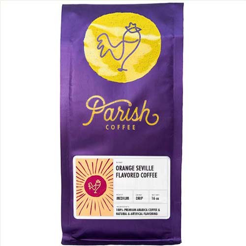 Parish Coffee Orange Seville flavored coffee