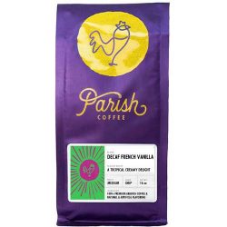 Parish French Vanilla flavored coffee decaf