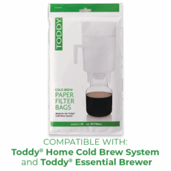 Toddy home brewing paper filter bags, 20 ct.